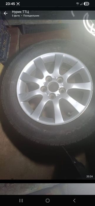 Диски R16,с резиной летней, в хорошем состоянии.