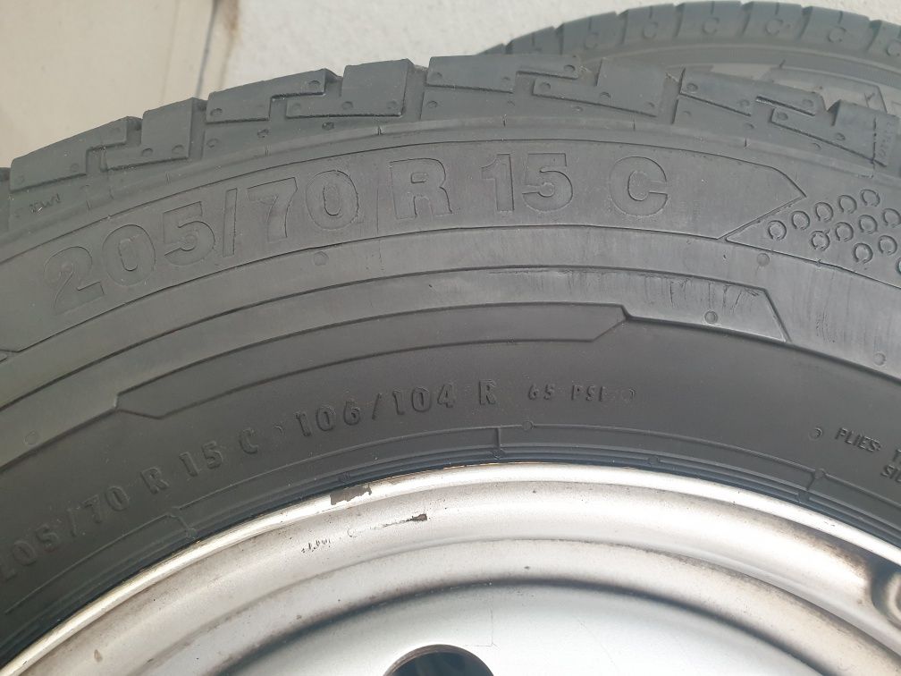 4 Roti Vara Fiat Ducato 205/70/15 C imp Germ.
