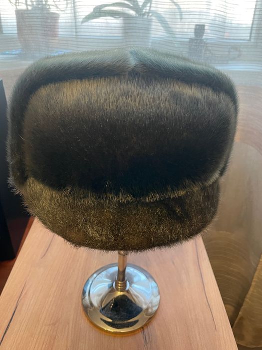 Шапка формовка из меха морского котика