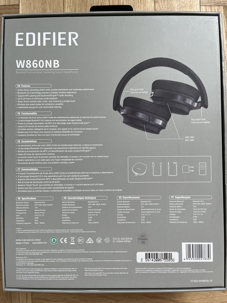 Casti bluetooth EDIFIER, nu JBL, nu Bose