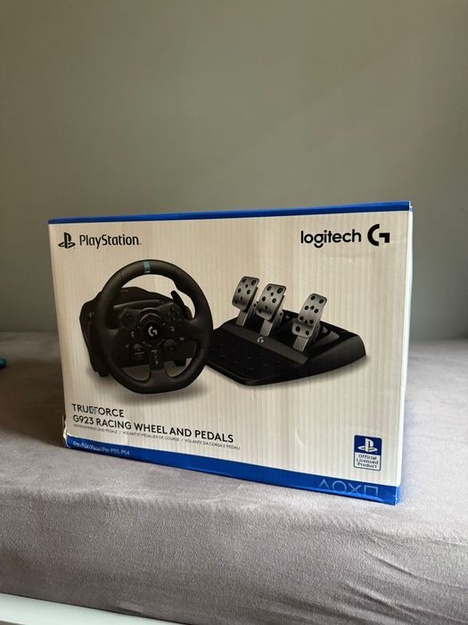 Volan Gaming Logitech G923 TRUEFORCE, Nou Nout, PC/PS, set cu pedale