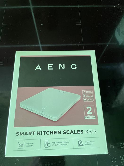 Cântar Bluetooth smart de bucătărie Aeno, cu aplicație macronutrienti