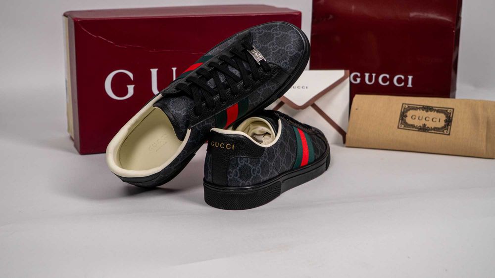 Обувки Gucci Ace sneaker with Web