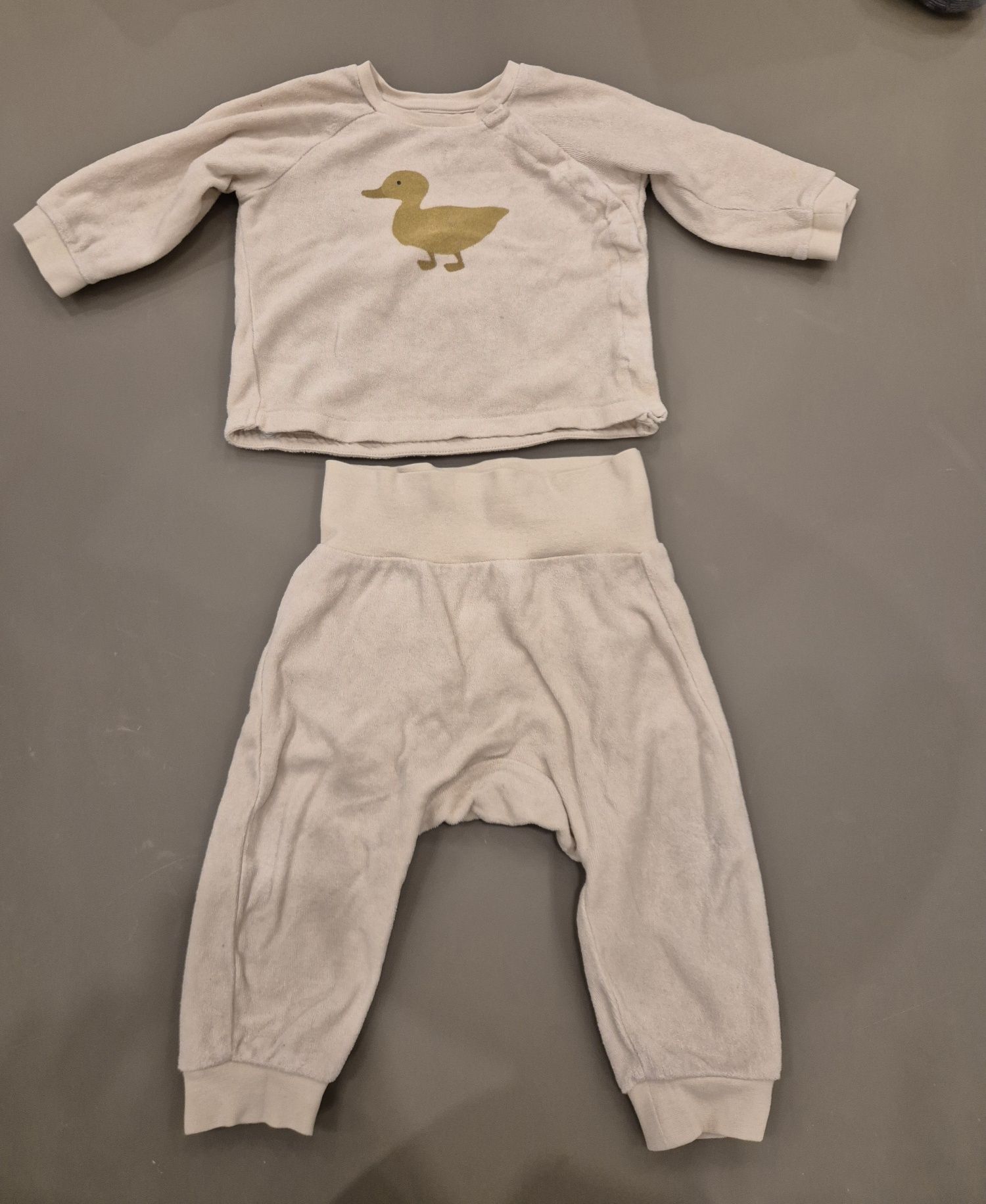 Set bluza cu capse si pantaloni H&M 74