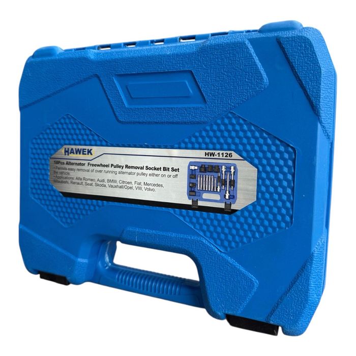 Комплект Вложки за  ШАЙБИ НА АЛТЕРНАТОРИ 18 Части HAWEK HW-1126