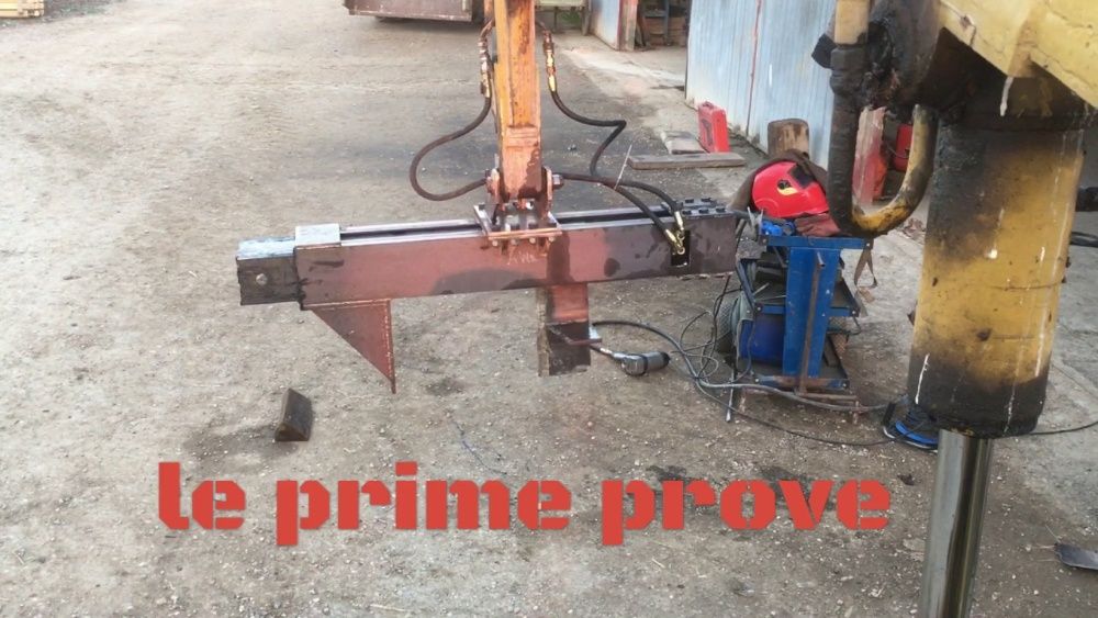 Kit componente hidraulice spargator lemne pentru excavator burghiu