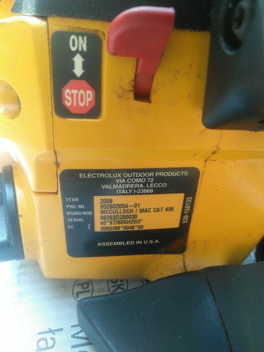 Моторен трион McCulloch Mac438 + подаръци за 150 лв