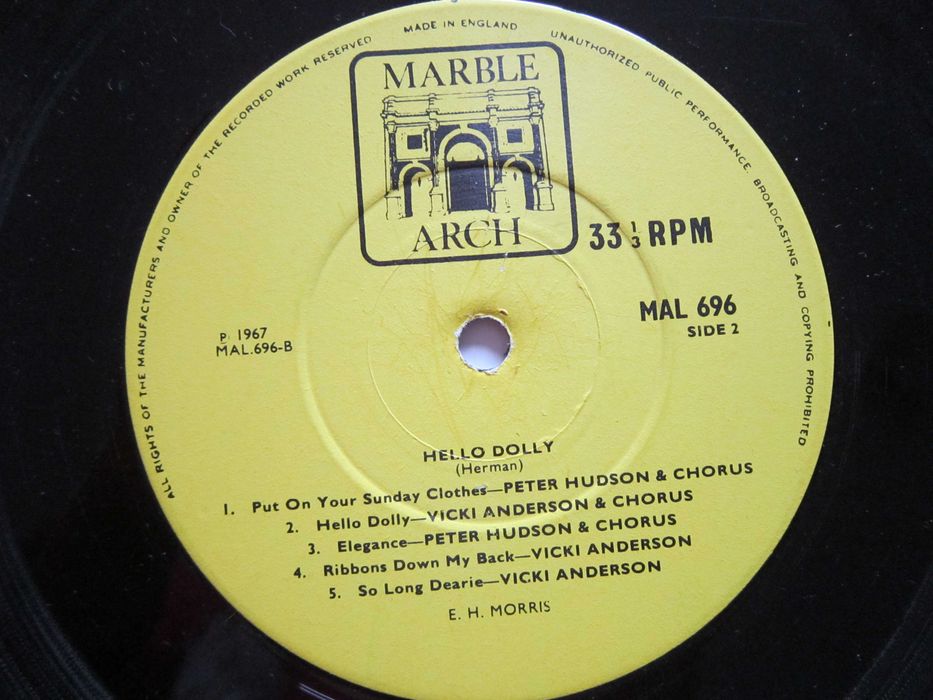 vinil Visions Of Eight-Mancini ,Fiddle On The Roof, Hello Dolly