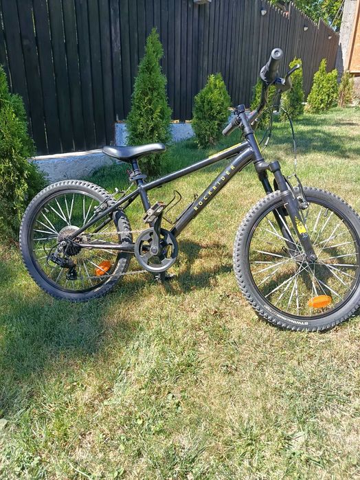 Bicicletă MTB Rockrider Explore 500 20" negru copii 120-135 cm