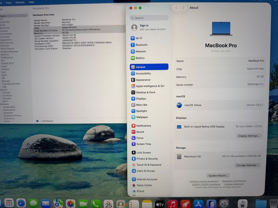 MacBook Pro 16" M4 MAX 14-CPU, 32-GPU, 36GB RAM, 1TB SSD — миниатюра 6