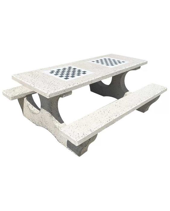 Set mese cu banci sau scaune din beton/marmura