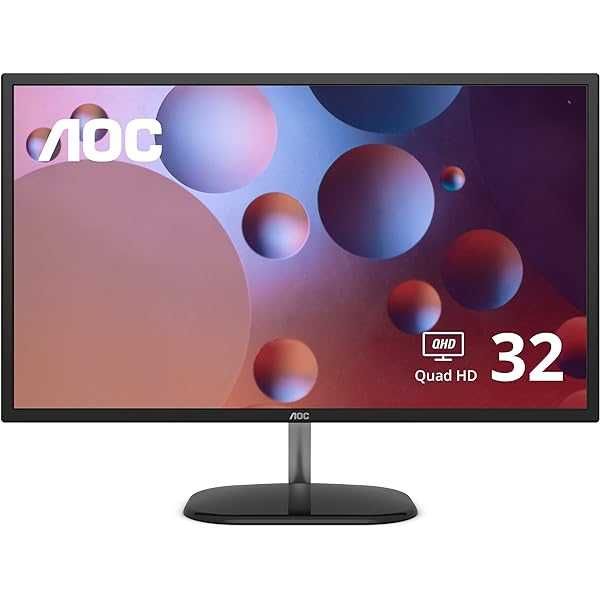 Monitor Gaming 75hz LED MVA AOC 31.5" negru, Q3279VWF