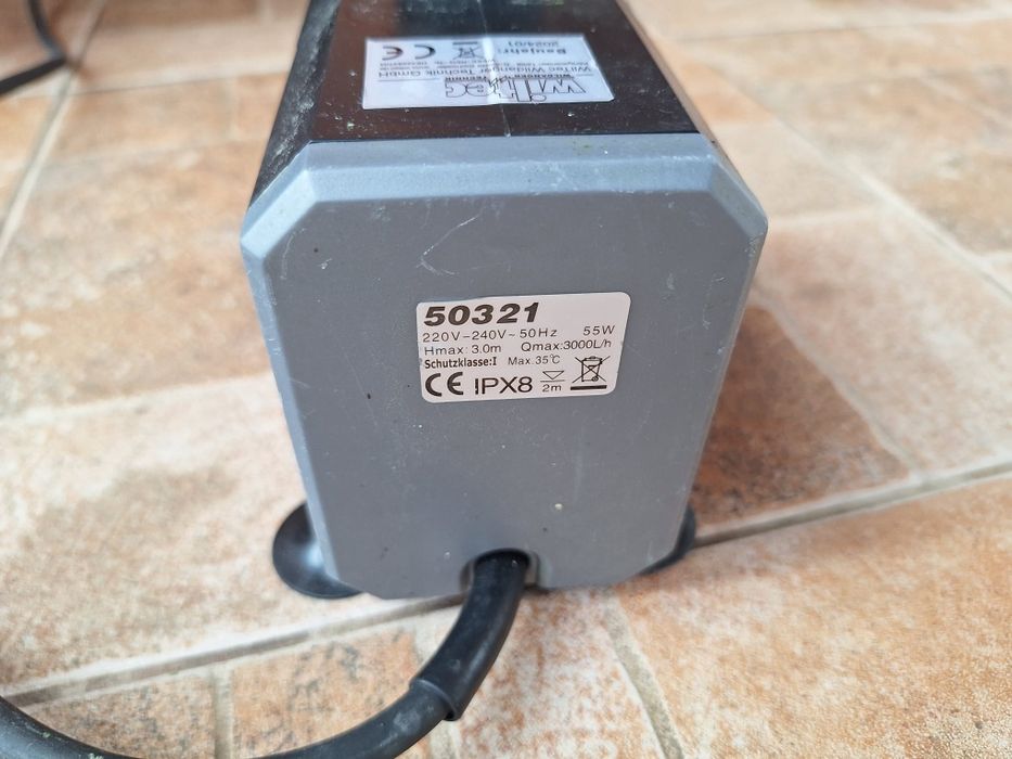 Pompa și filtru iaz.