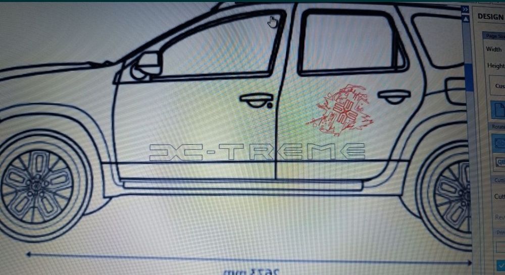 Set stickere Dacia Duster X-treme/Adventure