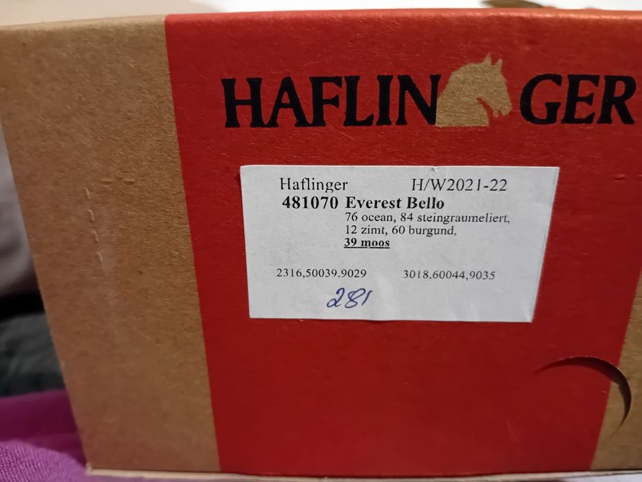 Нови детски пантофи Haflinger р-р 25