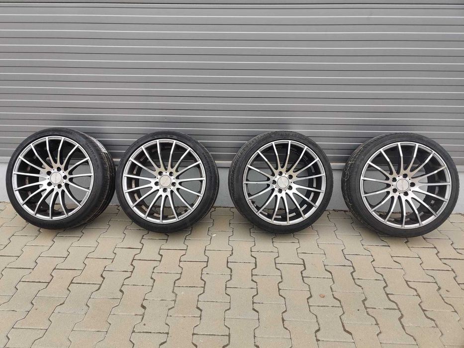 (19" / 5x114.3)Jante Tomason TN9 + Set Anvelope de vara Continental