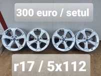 Jante aluminiu ORIGINALE r17 / Audi Vw Skoda Seat MG / 5x112