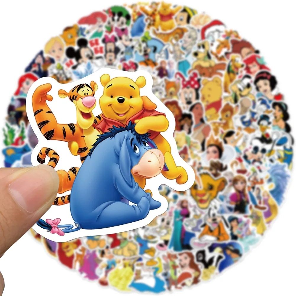 Водоустойчиви 50/100х стикери-Disney/Дисни/Cartoon/Анимационни герои