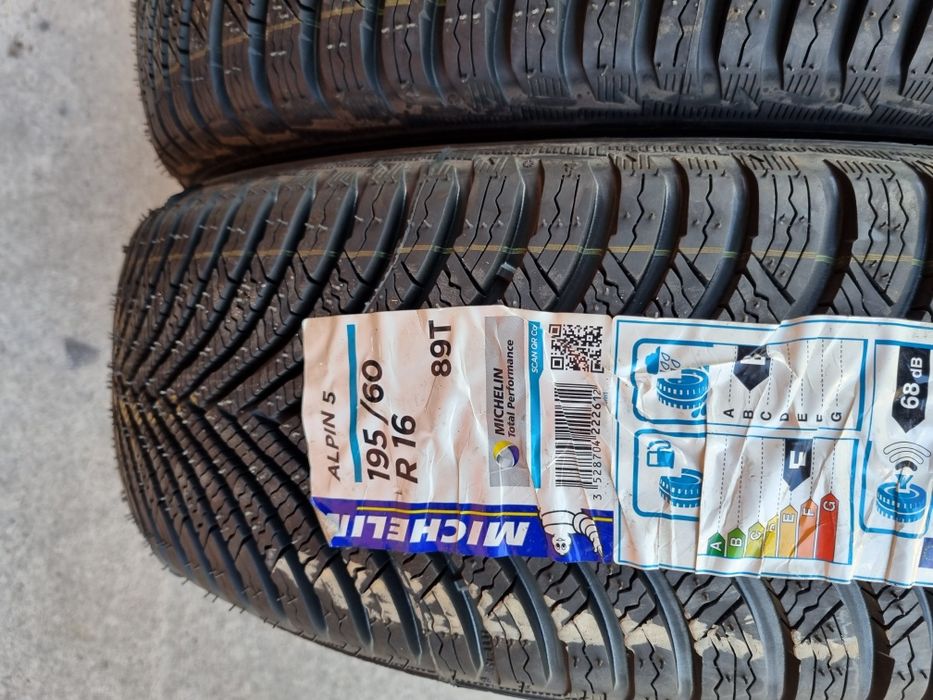 4 anvelope iarna NOI MICHELIN 195/60/16 dot 2019 pret per bucata