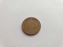 Moneda 10 Pfennig 1976 litera D