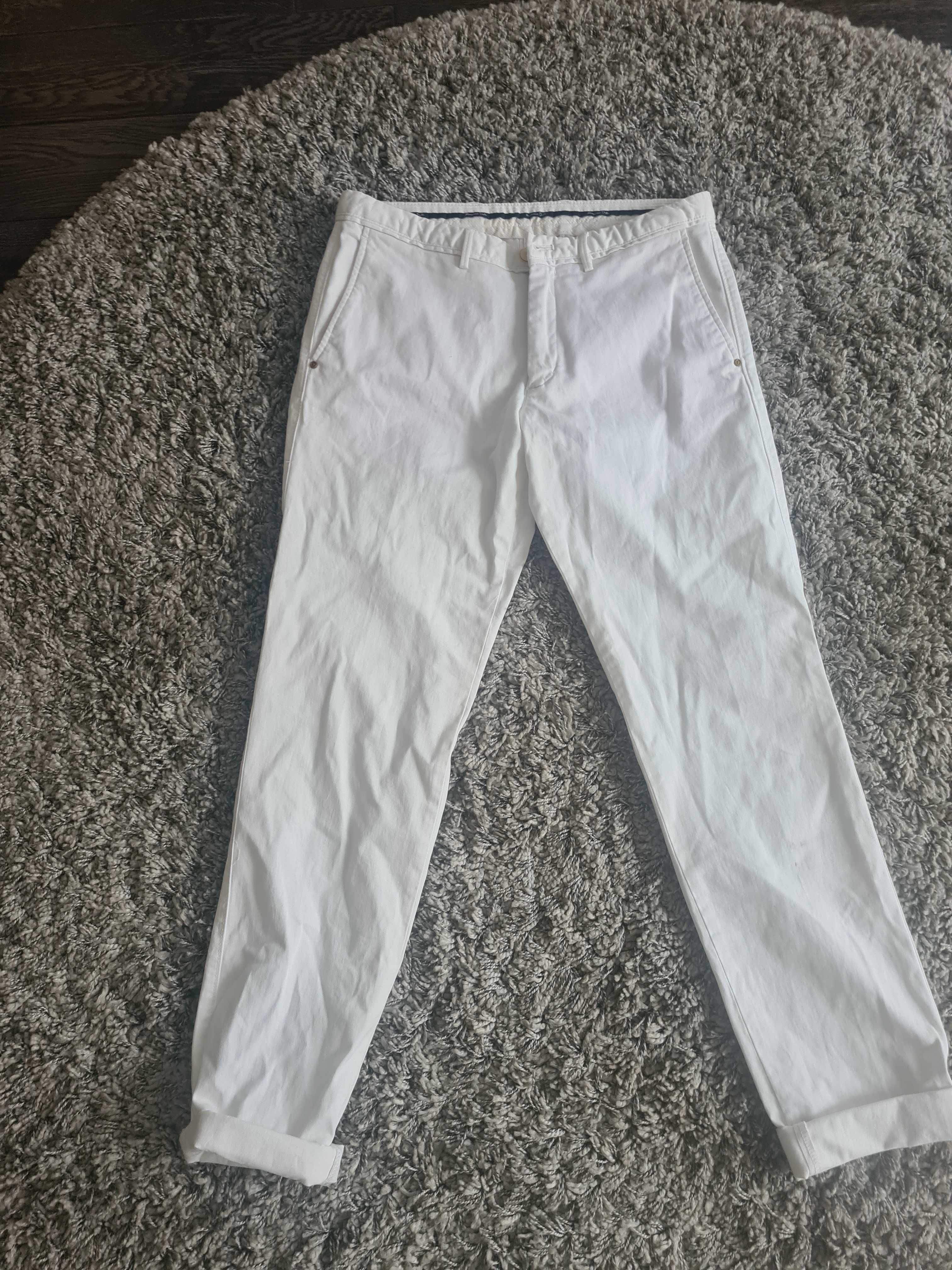 Мъжки Бял панталон Massimo Dutti
