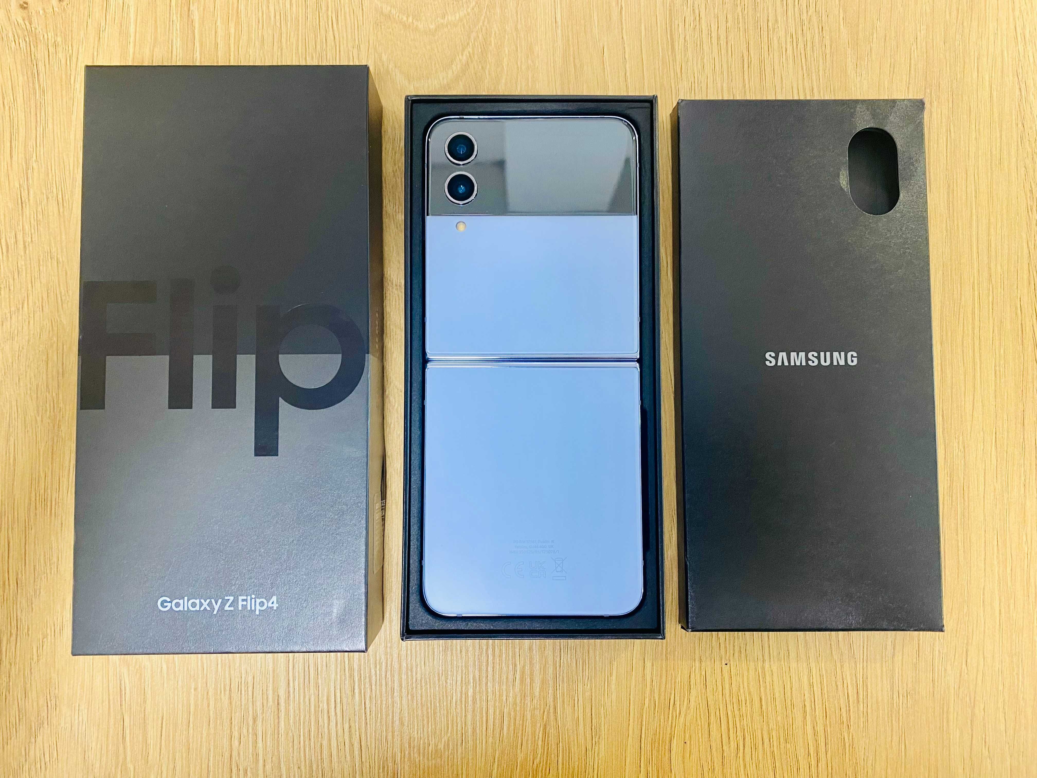 Samsung Galaxy Z Flip4, 256GB, 8GB RAM, 5G, Blue, Безупречен