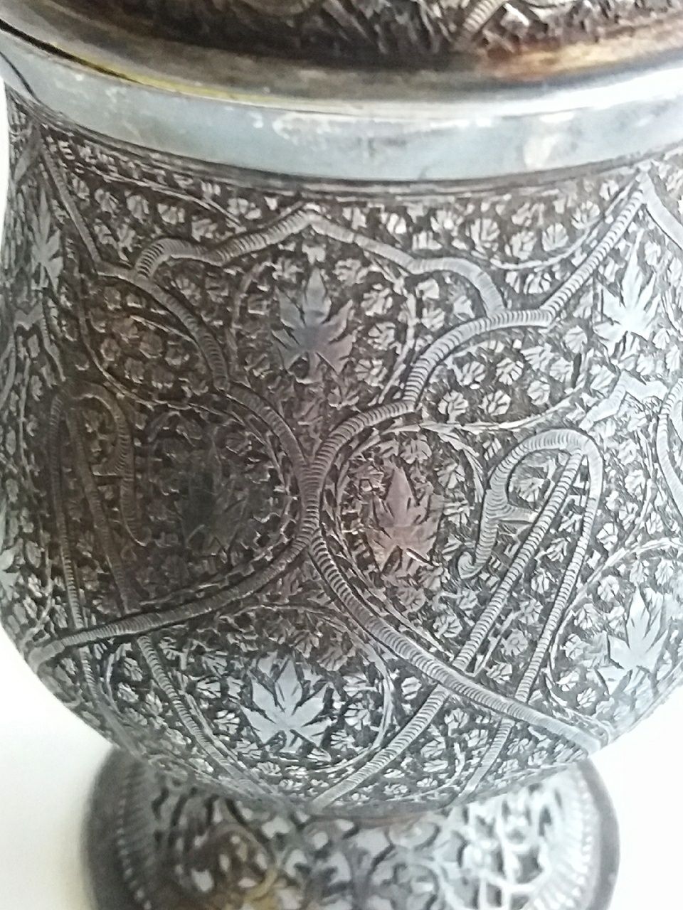 Ceainic arabesc din argint - G3688
