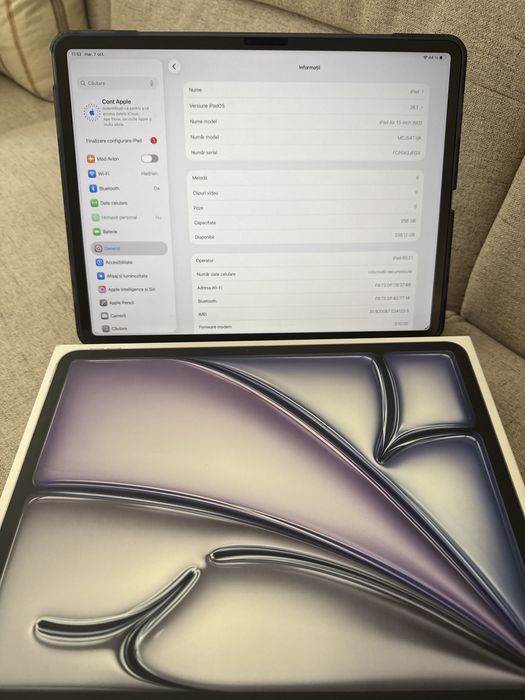 iPad Air 13, M3, 256GB, Wi-Fi + cellular, space gray