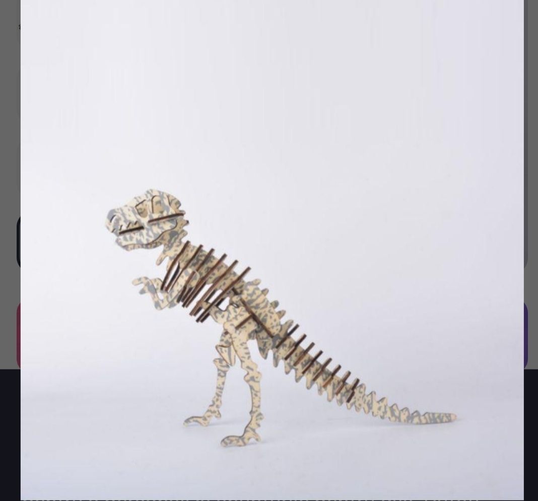 Modele 3D-lemn-Dinozauri