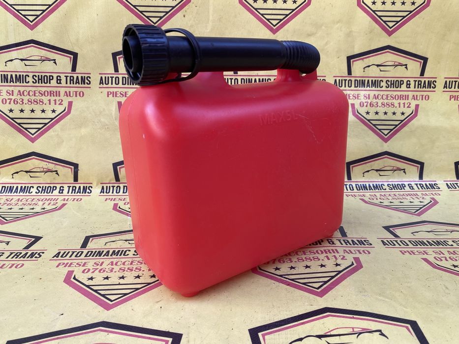 Canistra combusitibil 5 L Benzina Motorina cu palnie din plastic