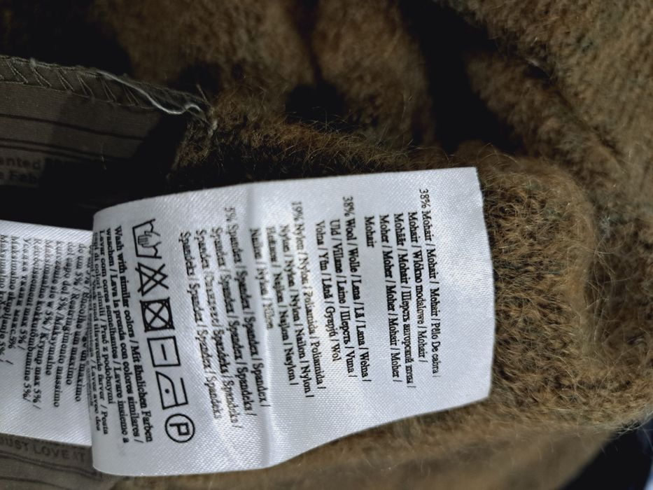 Object пуловер с вълна и мохер р-р М