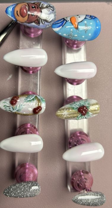 Press on изкуствени нокти Коледни