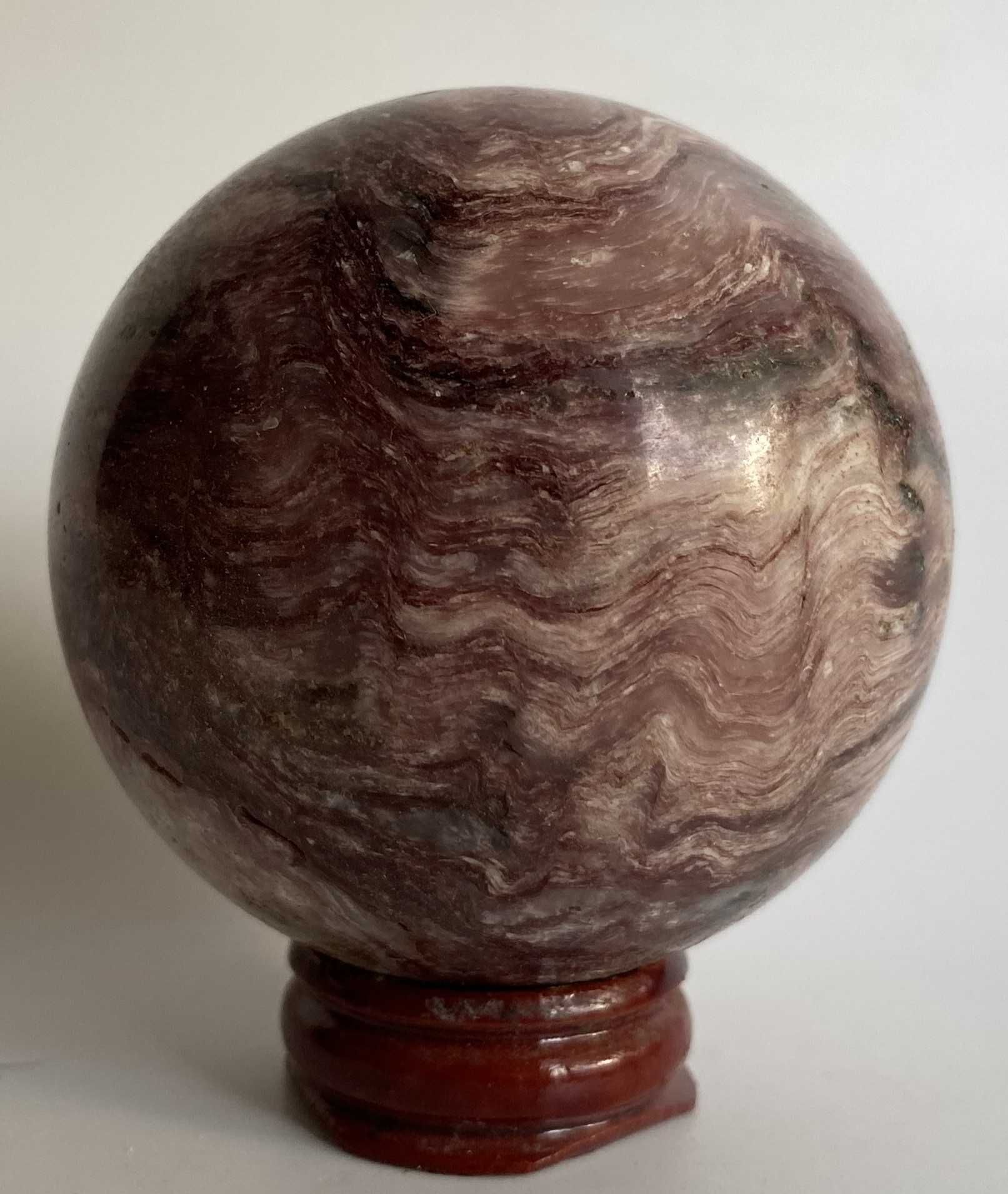 Cristale/Minerale - Muscovit Roz (Mica) - sfera piatra semipretioasa