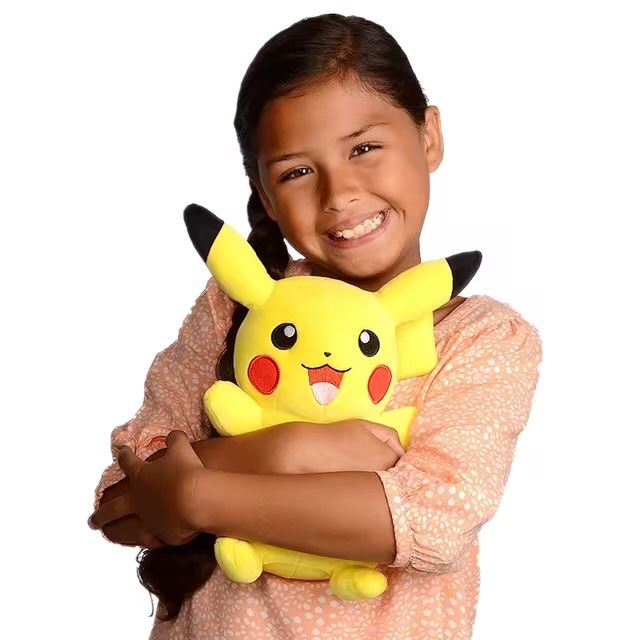 Плюшена играчка Pikachu Pokemon, Жълт, 30 см