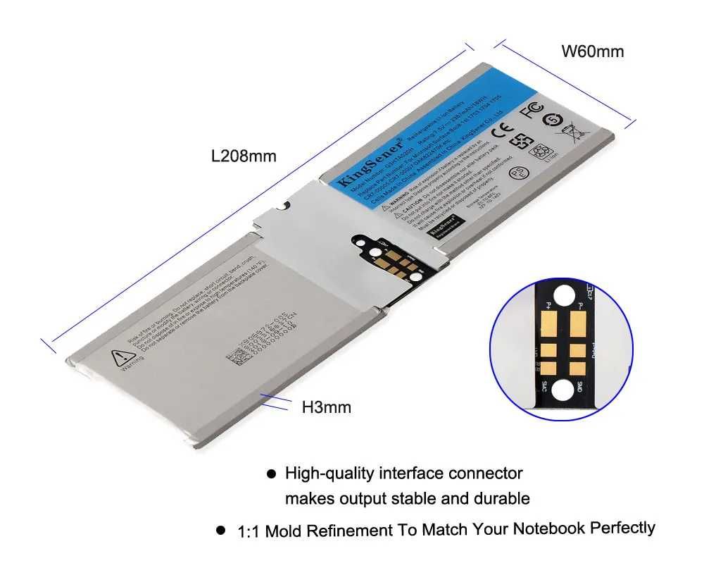 Baterie G3HTA020H DAK822470K Microsoft Surface Book 1st 1703