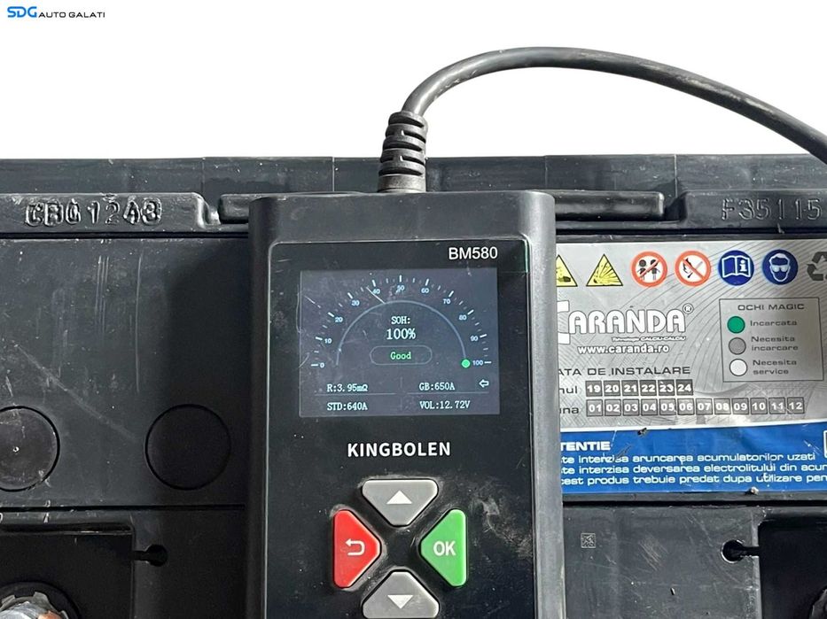 Baterie Acumulator Auto 80AH 800A Caranda Suprema 80AH 800A Volkswagen Audi Seat Skoda Ford Opel Toyota BMW Mercedes Renault Peugeot Dacia [B4572]