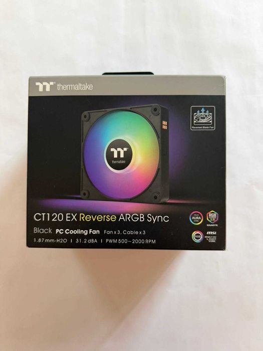 Thermaltake CT120 EX Reverse ARGB ! Pack de 3 buc ! SIGILAT