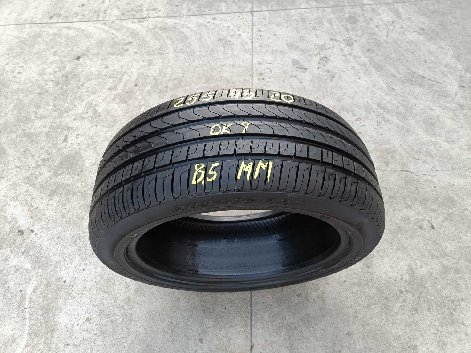 O anvelopa vara 255 45 20 pirelli scorpion verde profil 8,5 mm