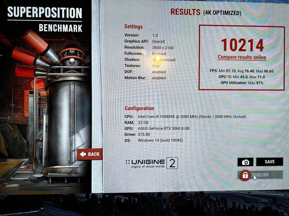 Видео карта ASUS GeForce RTX 5060 Dual OC, 8GB GDDR7, 128-bit