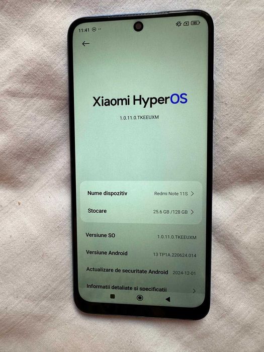 Xiaomi Redmi Note 11s 128 GB  6GB Ram Liber de retea