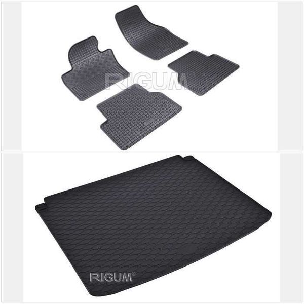 Гумени стелки и багажник VW TIGUAN Тигуан 1 от 2007 до 2017г.