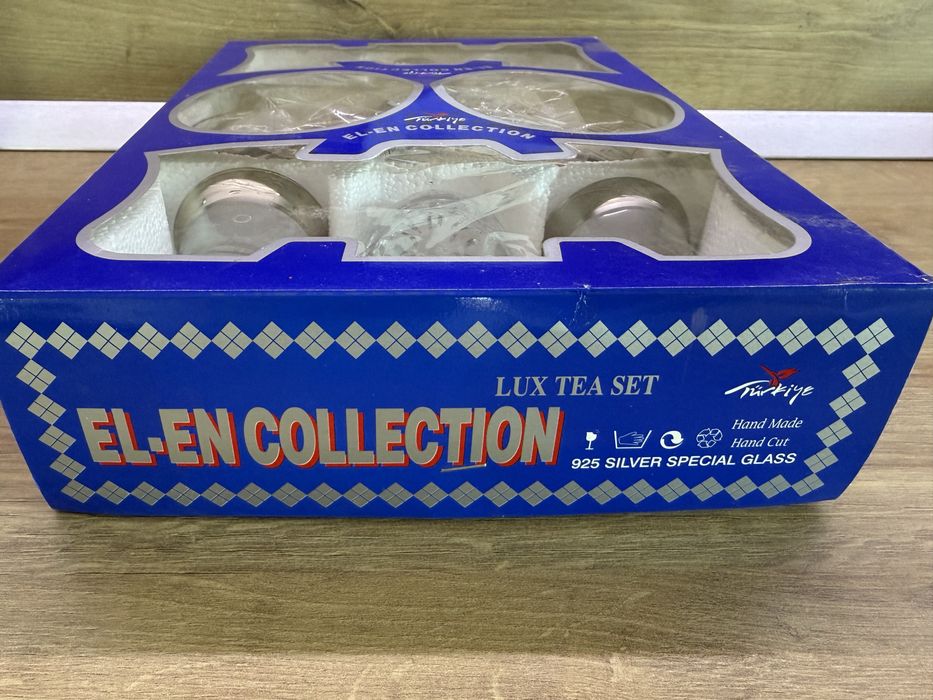 Set ceai turcesc pentru 6 persoane cu argint 925