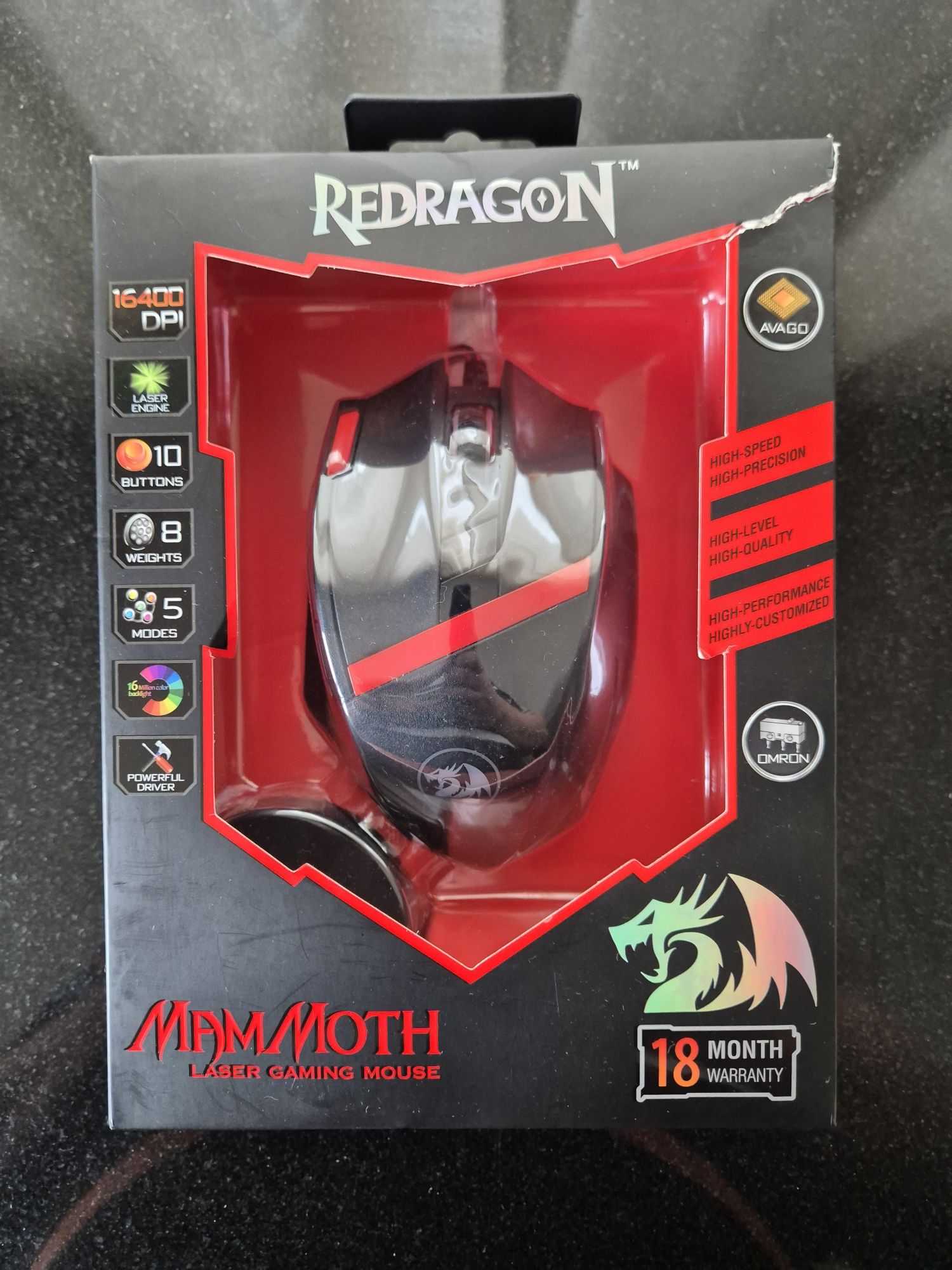 Mouse Laser Redragon Mammoth