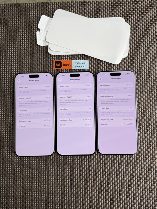 НОВ! *ЛИЗИНГ* iPhone 16 Pro Max 256Gb Black / Natural / Desert Titani