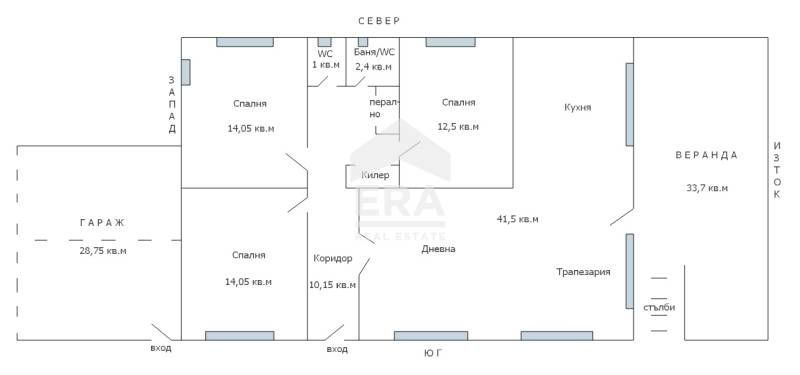 Продава се Къща в с. Равна гора, Област Варна - 190 кв.м за 1264 €/кв.м - Снимка #2