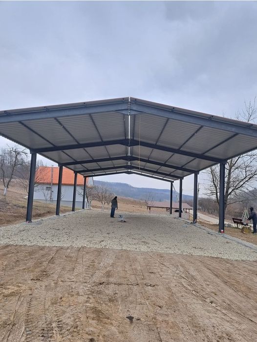 Vând Hală metalică 8X15X5  10X20X4  12X25X4