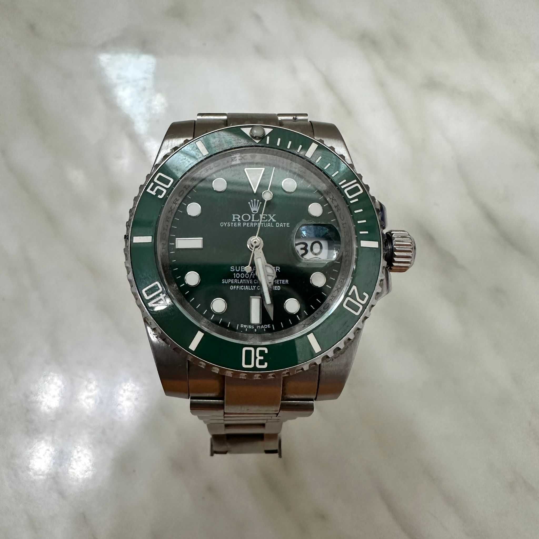 Ceas Rolex Oyster Perpetual Sumbarine Verde Otel Zeus Amanet 2948