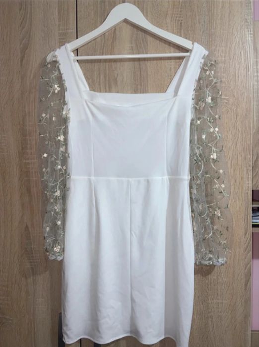 rochie alba de eveniment