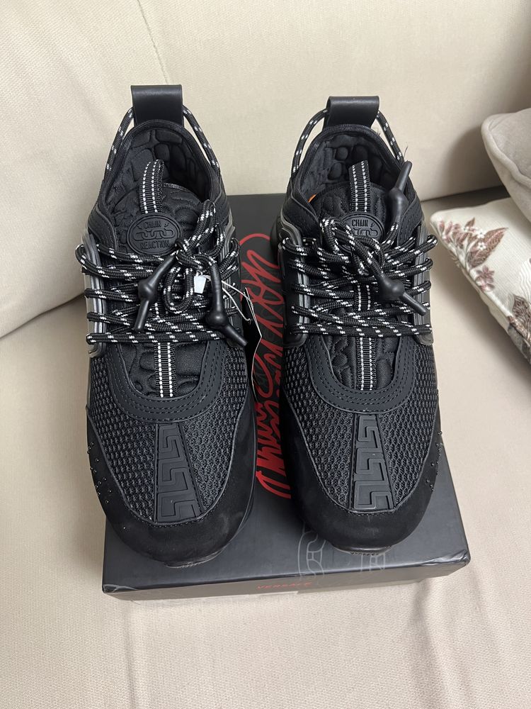 *HAPPY SUMMER* Versace Chain Reaction Triple Black