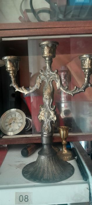 Подсвечник Канделябр Медный Чугунный Бронза!